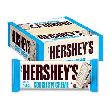 24 Pack x Hershey's Cookies N Creme Bar 40g